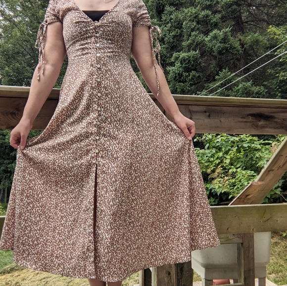 Princess Polly Tea Length Midi Dress Size 0 - Picture 10 of 13